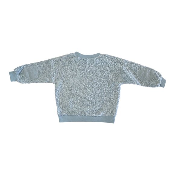 ATELIER BARN - SWEATER - 100%COTTON - TEAL - NWT - Picture 3 of 5